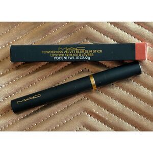 MAC - NWT Powder Kiss Velvet Blur Slim Stick Lipstick in #886 Marrakesh-Mere